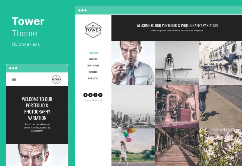 Tema Tower - Tema WordPress aziendale multiuso