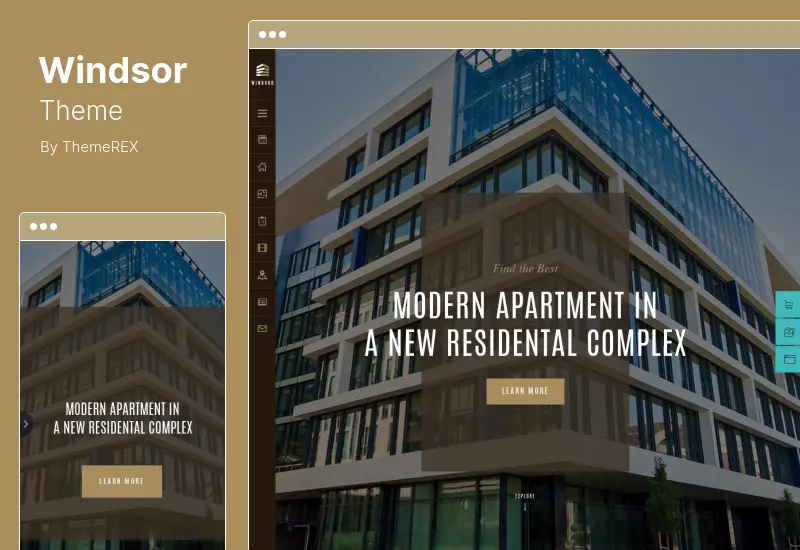 Tema Windsor - Complesso di appartamenti / Tema WordPress per singola proprietà