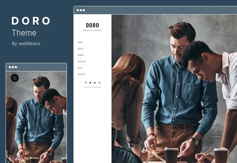 Tema DORO - Tema WordPress per agenzia creativa