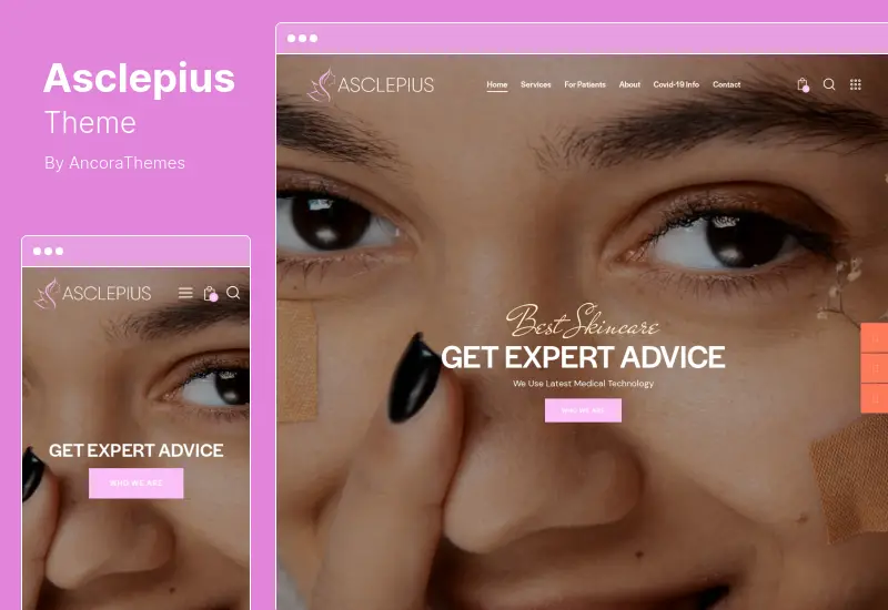 Tema Asclepio - Tema WordPress medico, medico e sanitario