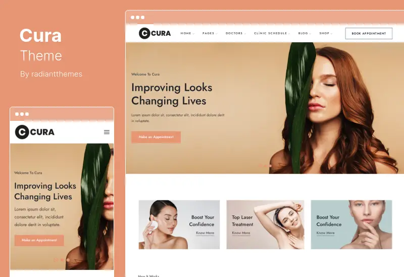 Tema Cura - Tema WordPress della clinica medica