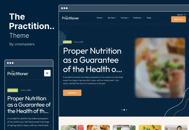 Motyw Practitioner - Motyw WordPress dla lekarzy i lekarzy
