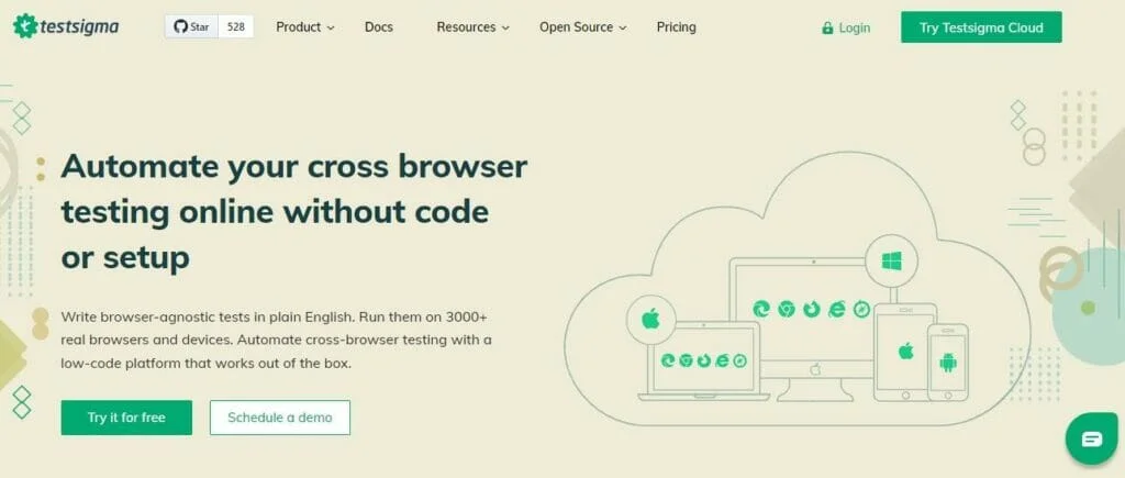 testsigma - 测试你的 wordpress 网站的响应主题