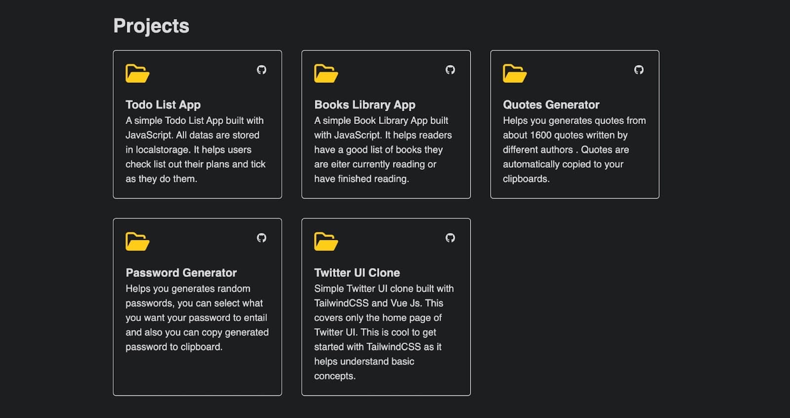 投资组合网站的 Next.js 项目组件