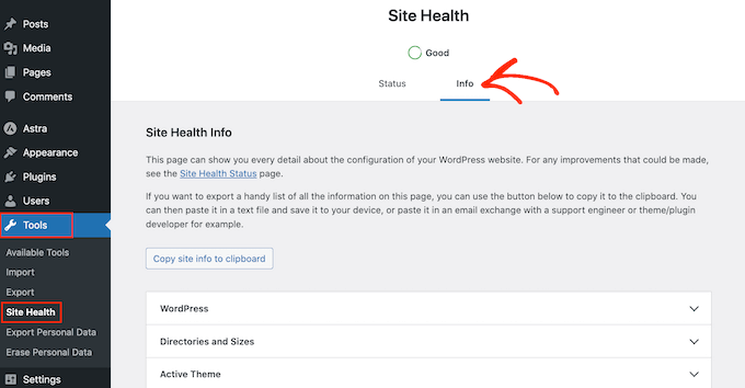 如何检查您的 WordPress 网站上的 PHP 版本 How to check the PHP version on your WordPress website