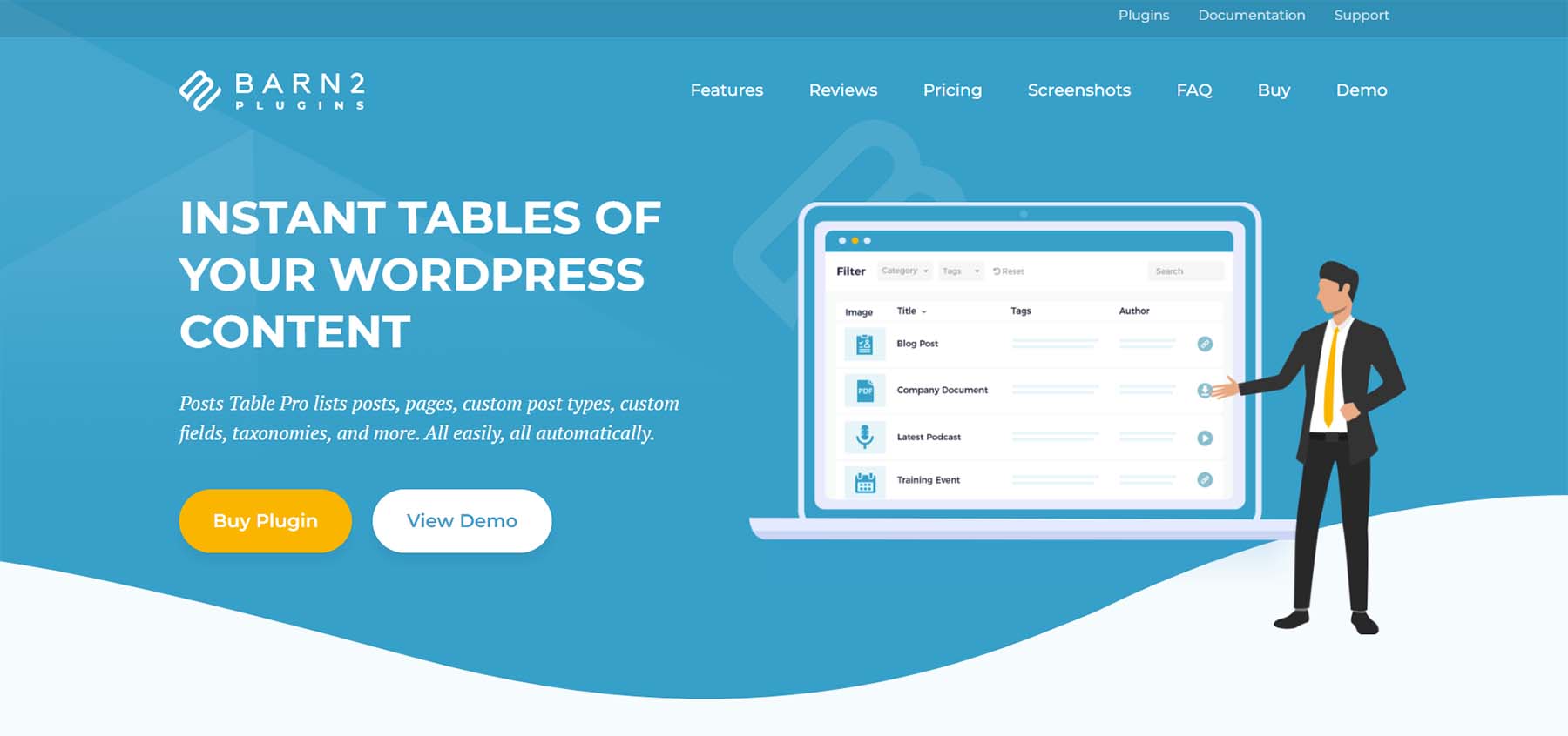 Posts Table Pro WordPress 表格插件