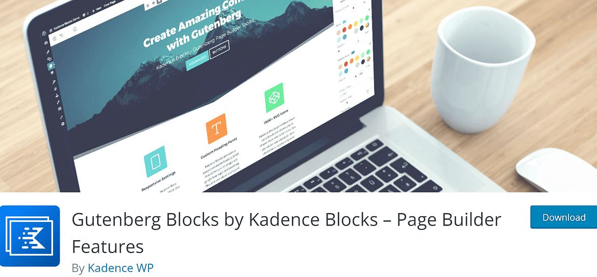 Kadence Blocks vs GenerateBlocks: баннер Kadence Blocks