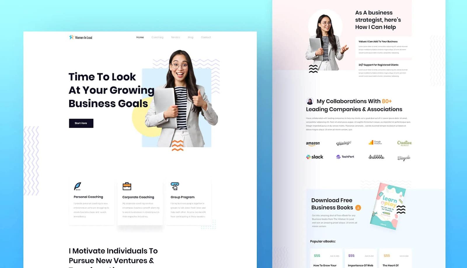 قوالب مواقع الويب الخاصة بالنساء Women’s Website Templates