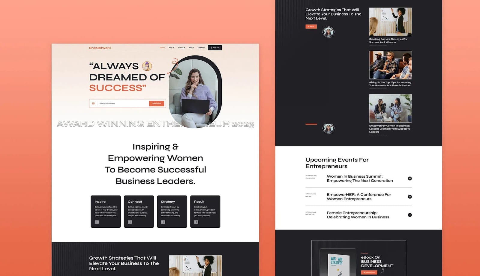 قوالب مواقع الويب الخاصة بالنساء Women’s Website Templates