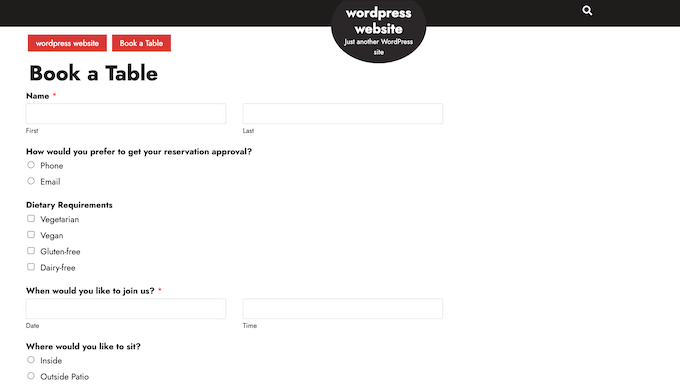 Cómo aceptar reservas en línea en el sitio web de un restaurante How to accept online bookings on a restaurant website