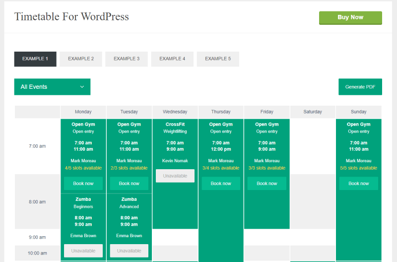 jadwal untuk screenshot wordpress