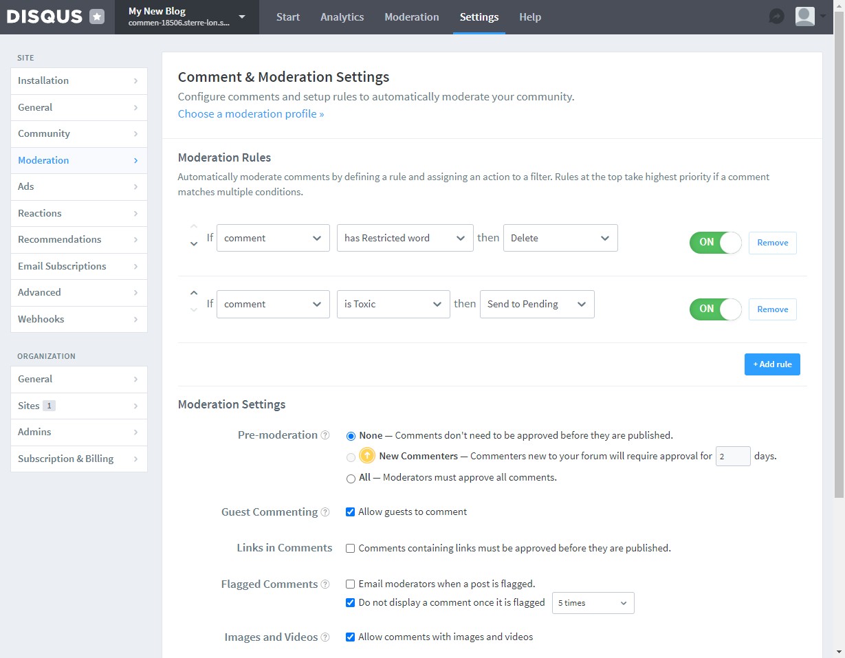 Solución de comentarios Disqus WordPress