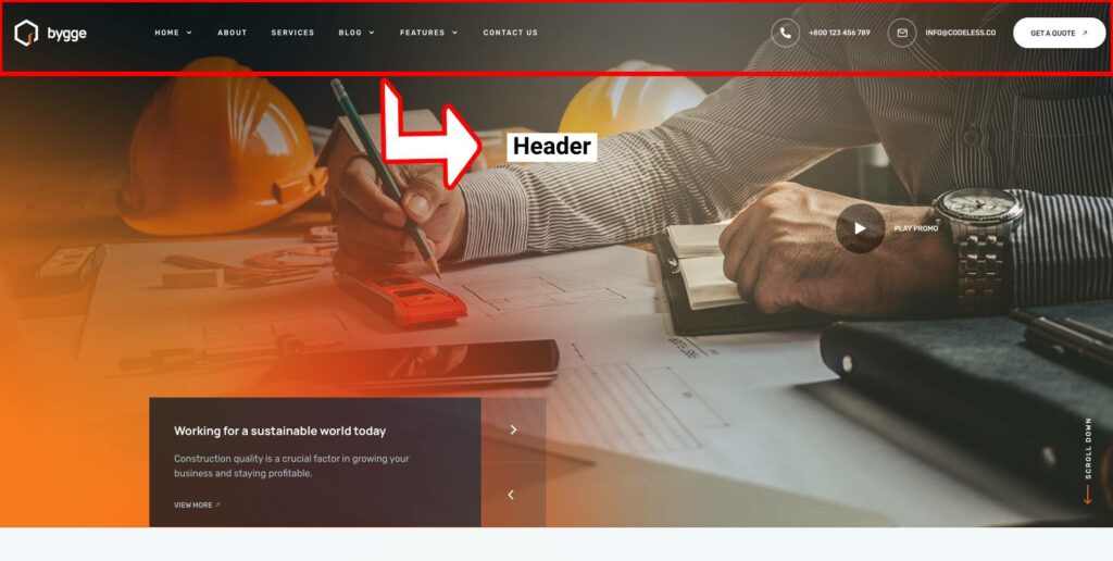 WordPress 網站標題部分
