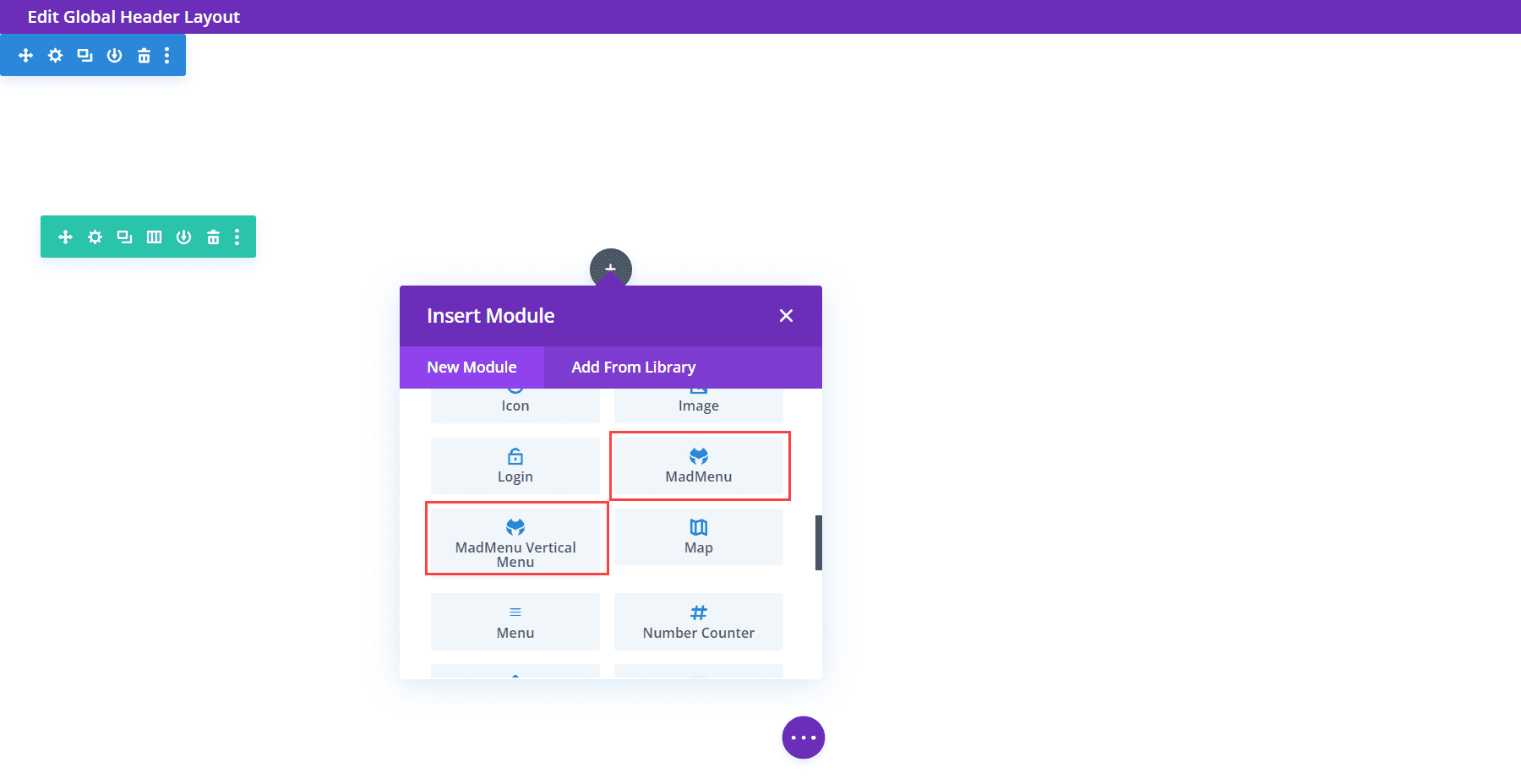 Modul Divi MadMenu