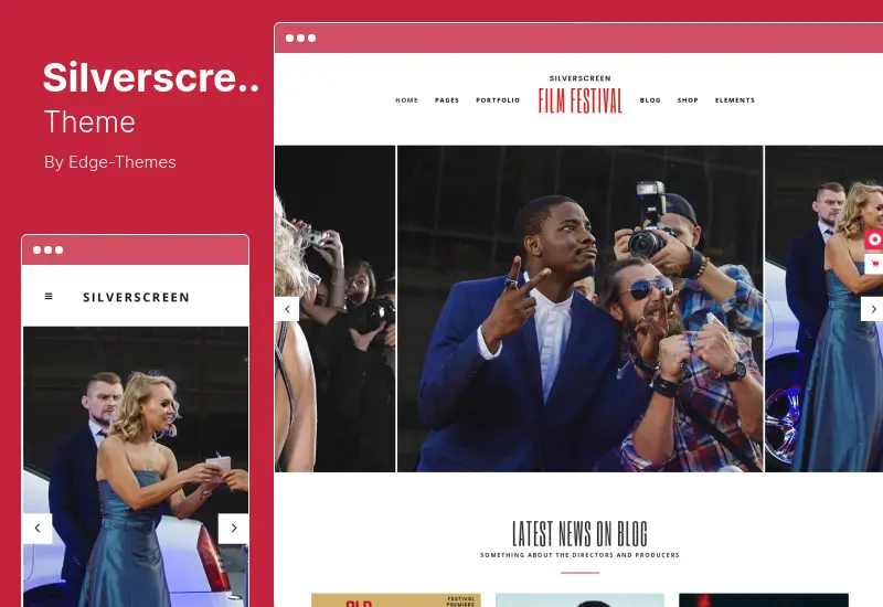 ธีม Silverscreen - ธีม WordPress สำหรับภาพยนตร์ ผู้สร้างภาพยนตร์ และบริษัทผู้ผลิต