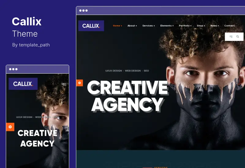 ธีม Callix - ธีม Creative Agency WordPress