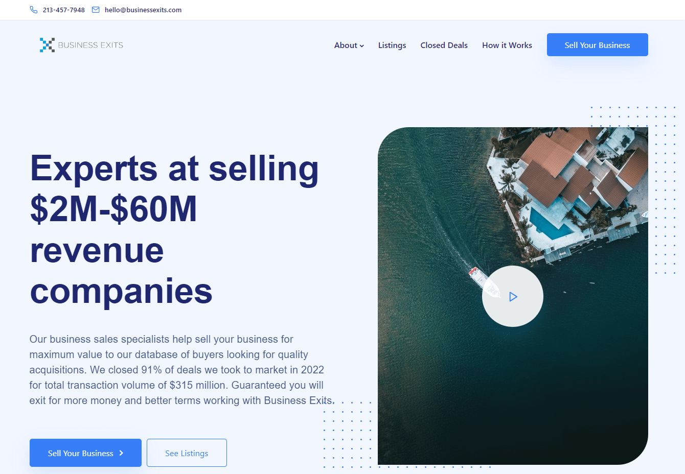 Business Exits는 고수익 웹사이트를 사고파는 전문가입니다.