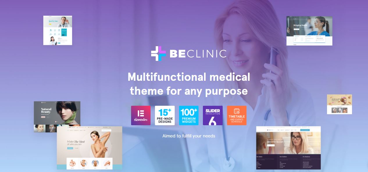 2023 Yılında 10+ En İyi TemplateMonster WordPress Teması 79 beclinic perfect selection for medical websites