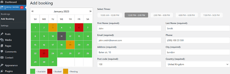 7 En İyi WordPress Randevu Alma Eklentisi 2023 (Karşılaştırıldı) 4 WordPress Appointment Booking Plugins