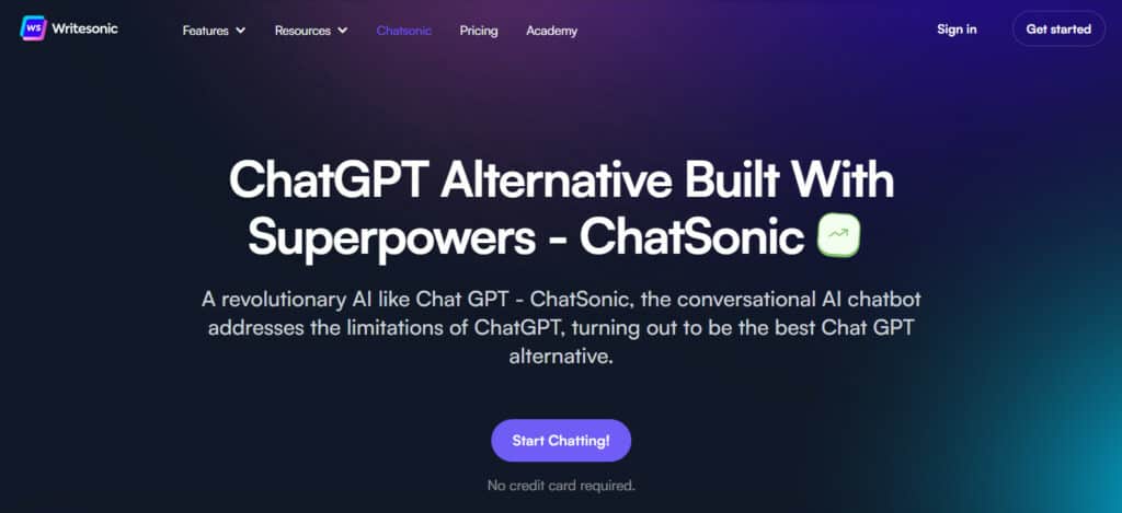 ChatSonic-Homepage