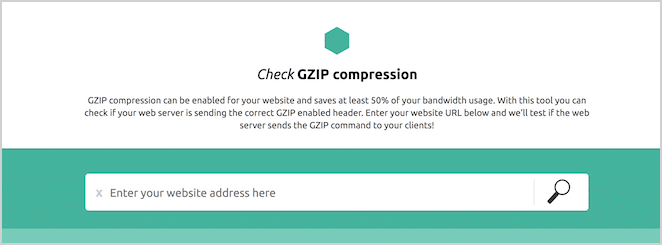 ตรวจสอบการสอนภาพหน้าจอเครื่องมือบีบอัด gzip