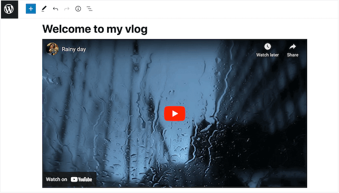 Cómo mostrar un vlog de YouTube en WordPress How to show a YouTube vlog in WordPress
