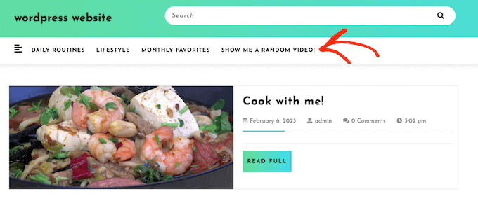 Agregar un menú de navegación a un blog de video (vlog) Adding a navigation menu to a video blog (vlog)