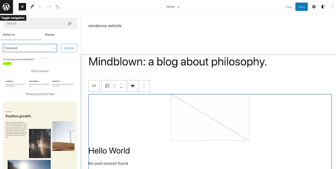 Personalización de un tema de vlogging de WordPress usando el FSE Customizing a WordPress vlogging theme using the FSE