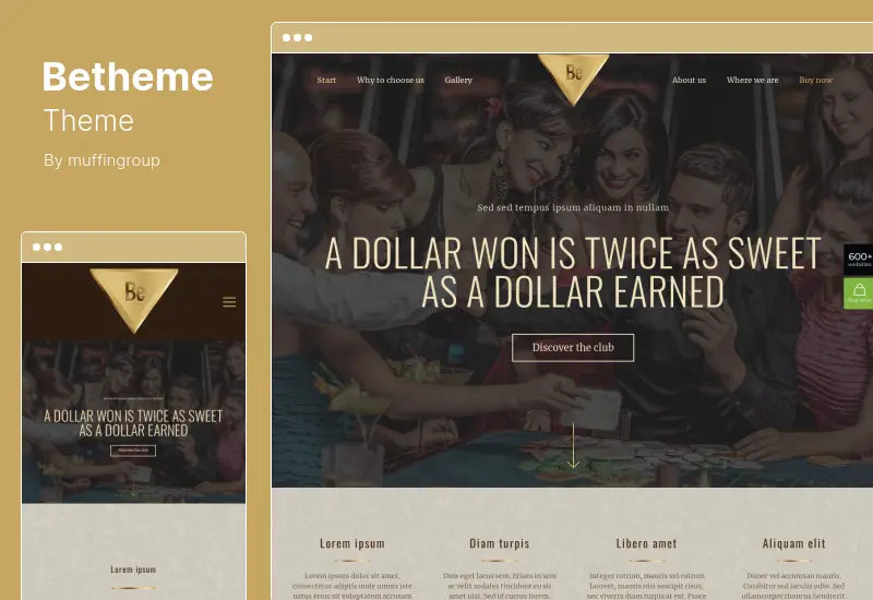 ธีม Betheme - WordPress อเนกประสงค์และธีม WooCommerce ที่ตอบสนอง