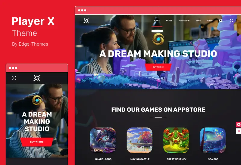 ธีม PlayerX - ธีม WordPress ประสิทธิภาพสูงสำหรับการเล่นเกมและ eSports