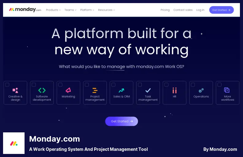 Monday.com - Un sistema operativo di lavoro e uno strumento di gestione dei progetti