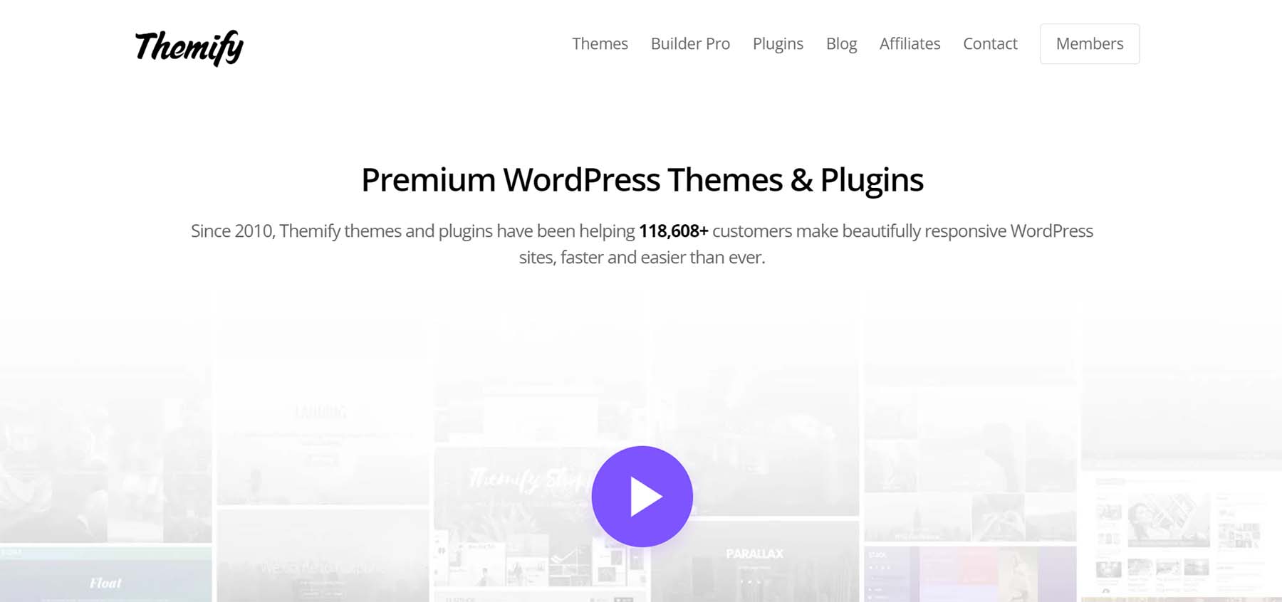 Tema y complementos premium de WordPress de Themify
