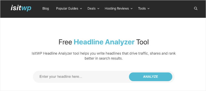 ヘッドライン アナライザー Headline Analyzer