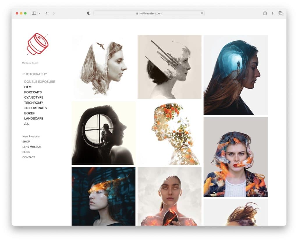 mathieu stern squarespace photographie exemple