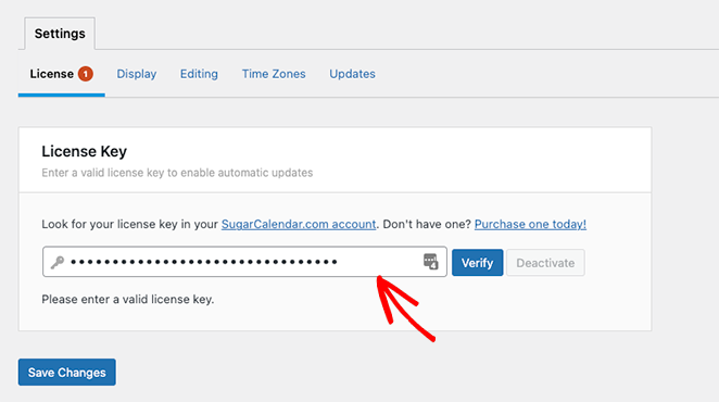 sugarcalendarlicensecheie SeedProd Enter your Sugar Calendar license key