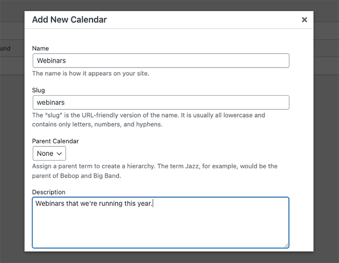 calendardetalii SeedProd Enter your calendar details