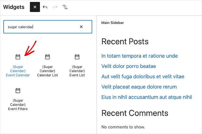 eventcalendarwidget SeedProd Add the Event Calendar widget to your WordPress sidebar