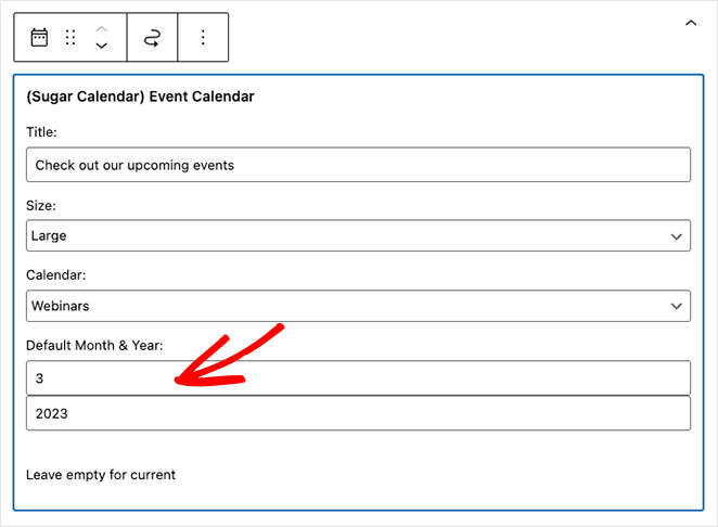 calendarmonthyearsesets SeedProd Change the default month and year settings