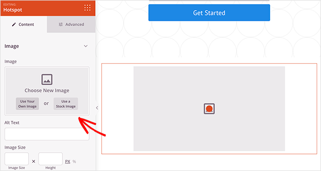 hotspotimage SeedProd Upload a hotspot image
