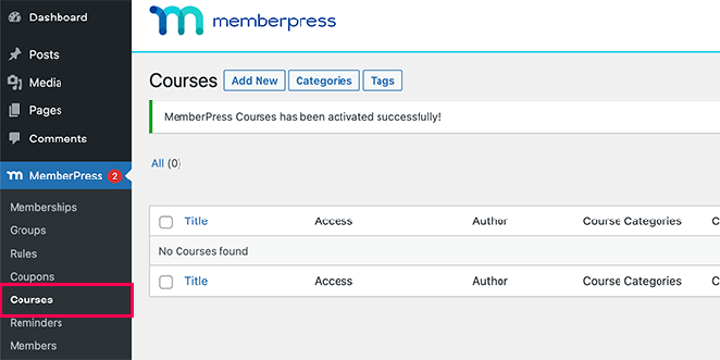 memberpresscourses 种子产品 Sell online courses with memberpress