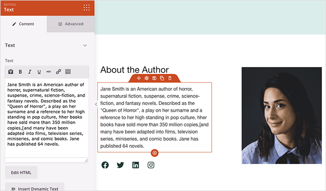 Buildauthorbiopageseedprod SeedProd Edit author bio page with SeedProd