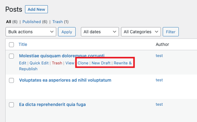 clonedraftrewriterepublish SeedProd Clone draft and rewrite with duplicate post plugin