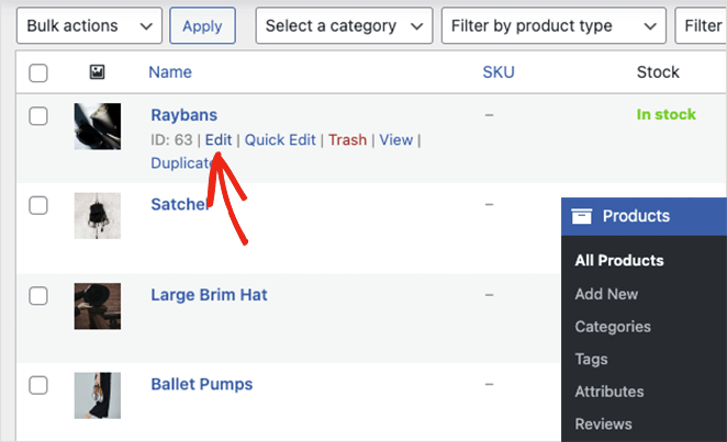 edytujwoocommerceprodukt SeedProd Edit a WooCommerce product