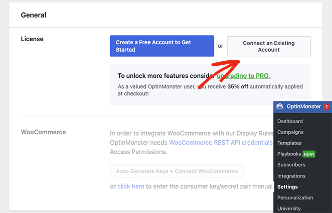 connectoptinmonsteraccount SeedProd Connect your OptinMonster account