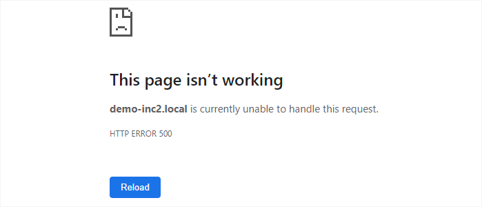 Google Chrome http 500 エラー Google Chrome http 500 error