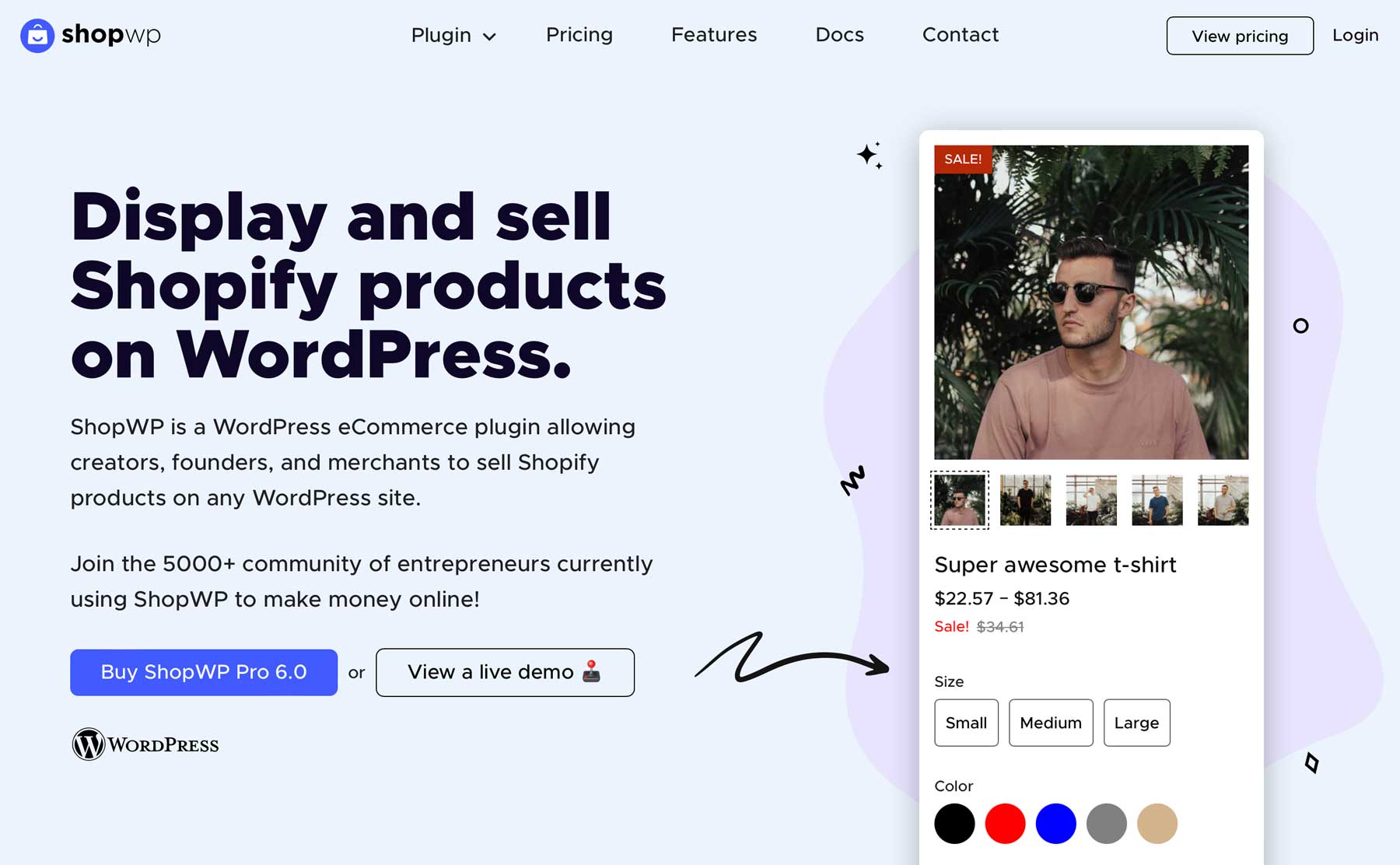 miglior plug-in di e-commerce WordPress per Shopify