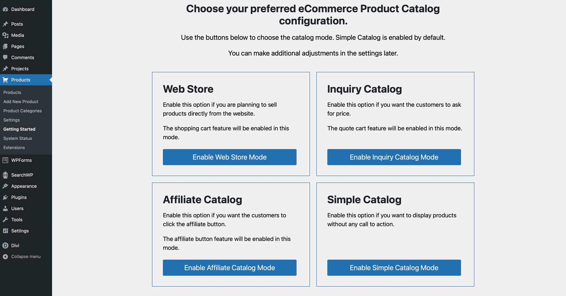 installazione plug-in e-commerce