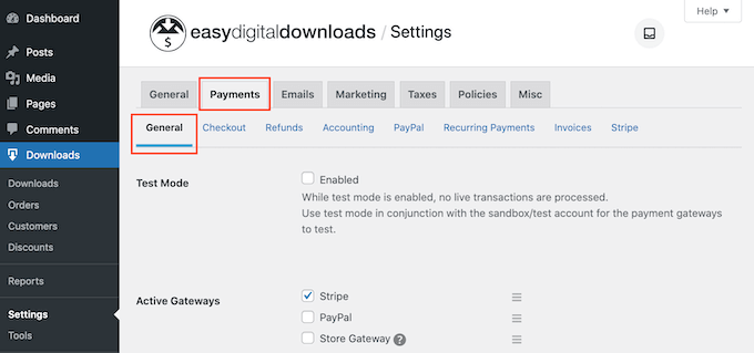 WordPress ウェブサイトに支払いゲートウェイを追加する Adding payment gateways to your WordPress website