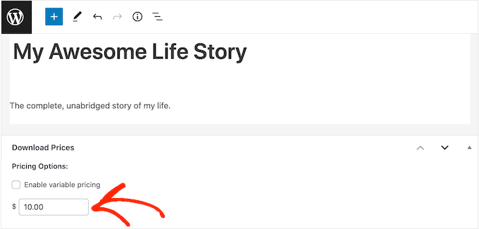 WordPress でオーディオブックに価格を追加する Adding prices to an audio book in WordPress