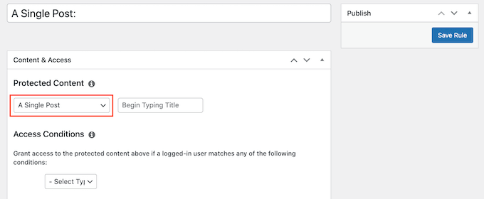 WordPress でコンテンツ制限ルールを作成する Creating content restriction rules in WordPress